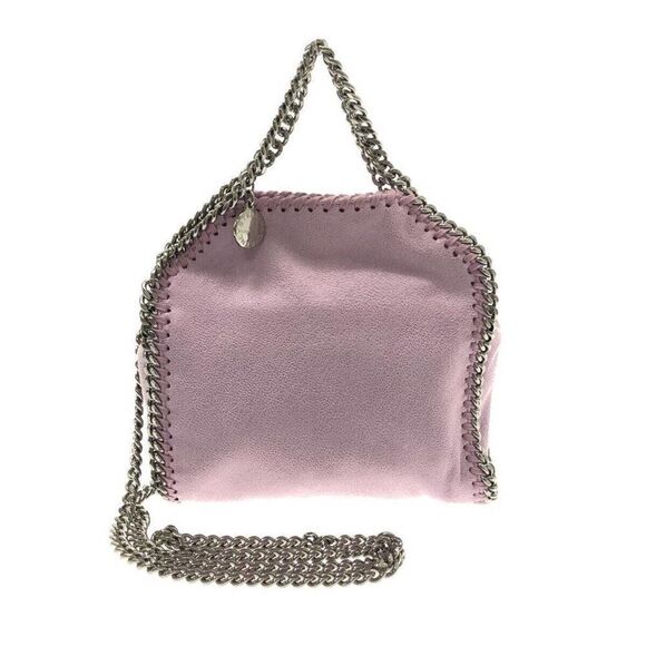 Stella McCartney Tiny Falabella Light Purple Silver Fake Suede - Picture 1 of 15